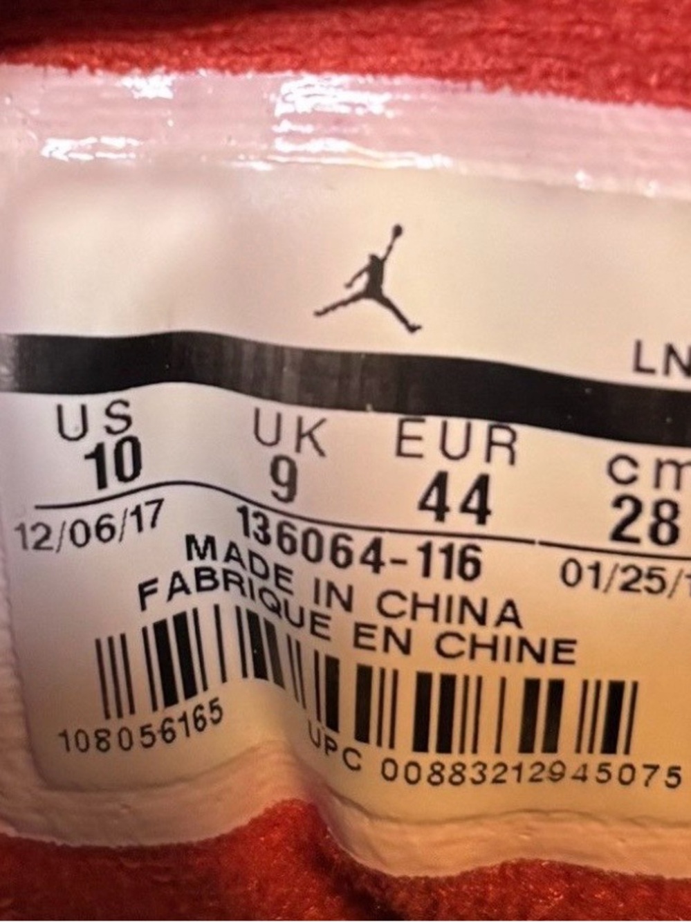 Jordan 3 Retro Hall of Fame 2018 Size 10 - Picture 6 of 6